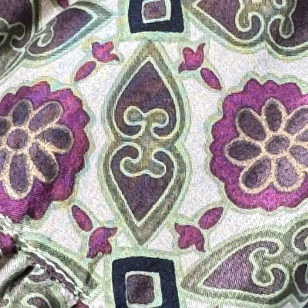Marshall Fields vintage silk boho maxi skirt size 4